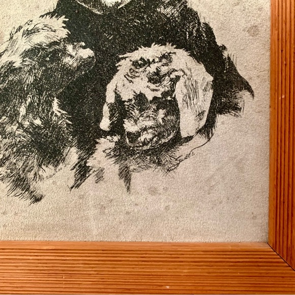 Vintage  Framed Hand Painted Sioux Picture Native American 15/18 Inch - Picture 2 of 15